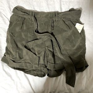 Lucky Brand Linen Paperbag Waist Short